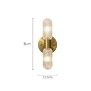 Palermo 12" Brass Wall Light Sconce-DWHOME