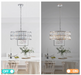 Bacci Crystal Drum Chandelier-DWHOME