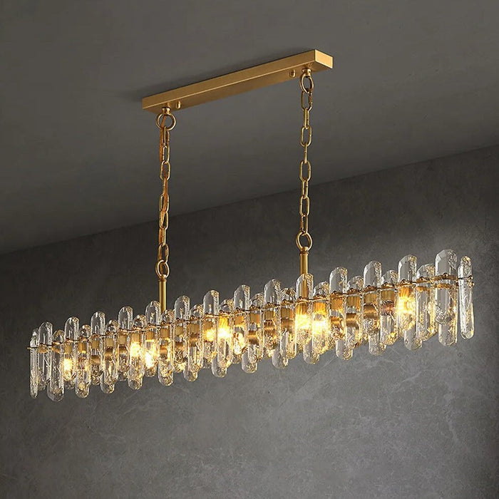 60" Marini Crystal Dining Room Chandelier.