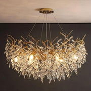"Albero Collection Crystal Ceiling Light Fixture-DWHOME"