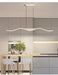 Led Restaurant Chandelier Light Luxury Modern Minimalist Dining Table Bar Long Strip Creative Home Indoor Lighting Pendant Light - DWHOME