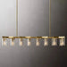 Leroi Brass Dining Room Chandelier.