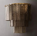 Palermo Smoke Crystal Wall Sconce.