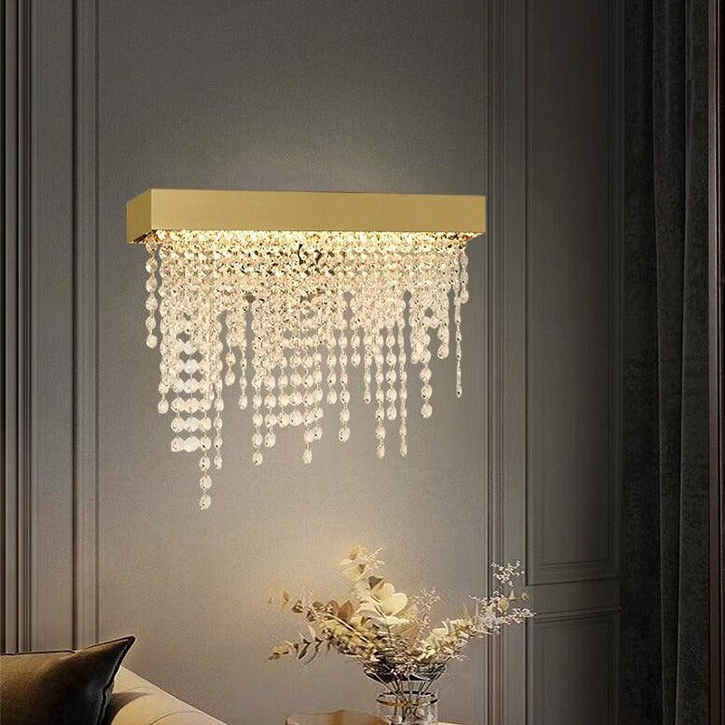 Alleri Crystal Wall Sconce-DWHOME