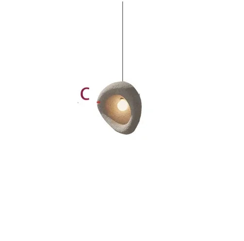 Irregular Nordic Wabi-sabi Pendant Lights Loft Decor Droplight Fixtures E27 Villa Living Room Chandelier Staircase Suspend Lamps.