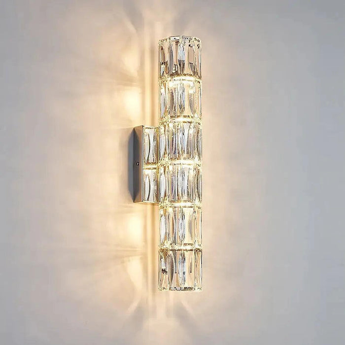 Bacci Crystal Wall Light Sconce-DWHOME