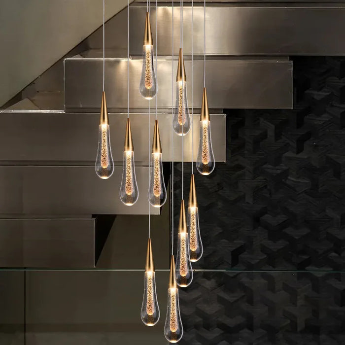 Pendant Light Fixture For Stairwell.