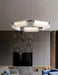 35" Natural Marble Modern Chandelier.