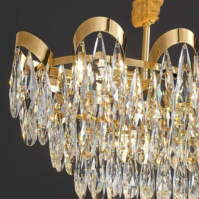 Andria Crystal Dining Room Chandelier.