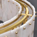 Moonshade Natural Marble Dining Room Chandelier-DWHOME