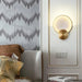 Modern Marble & Brass Light Fixture-DWHOME