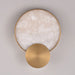 Moonshade Natural Marble & Copper Wall Sconce.