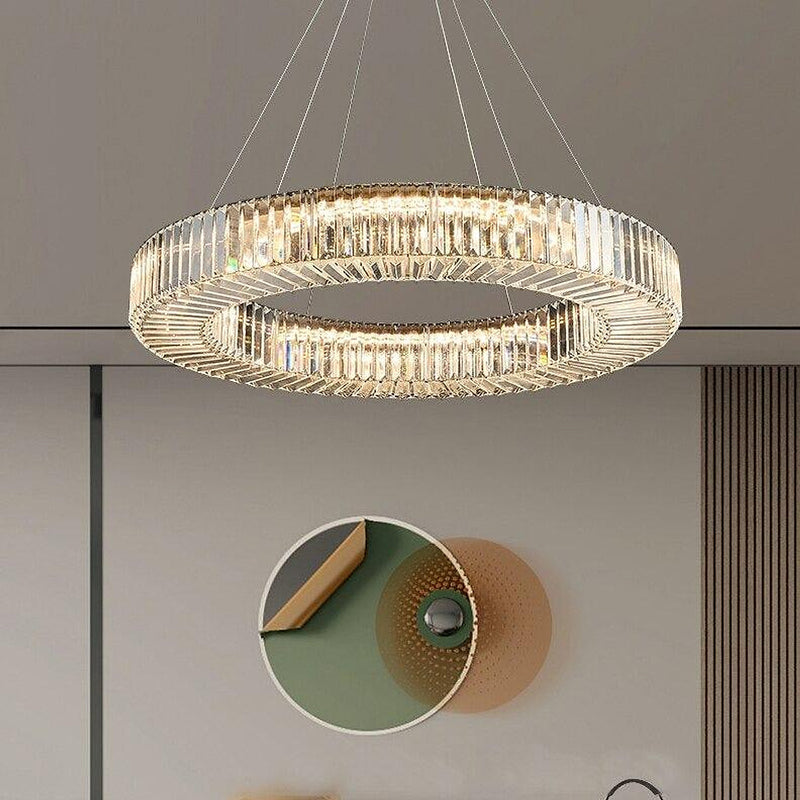 Azali Crystal Ceiling Light-DWHOME