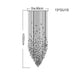 Multi Crystal Pendan Duplex Chandelier-DWHOME