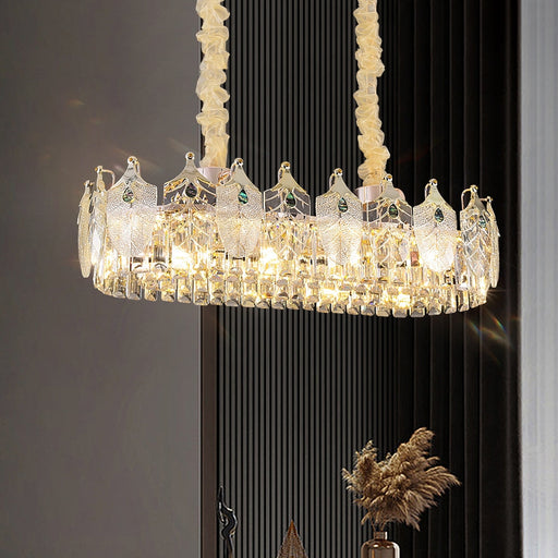 Veneto Crystal Dining Room Chandelier.