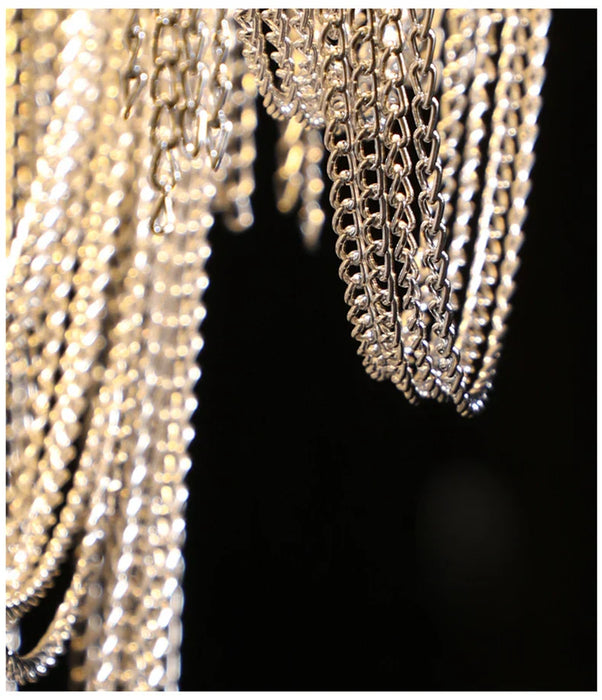 Cadena Chain Tassel Dining Room Chandelier.