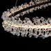 Capri 2-Tier Crystal Ring Chandelier.