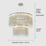 Chandelier moderne à 2 niveaux Cadena - DWHOME