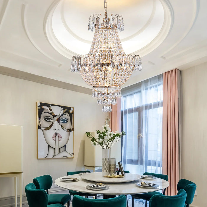 French Empire Crystal Chandelier-DWHOME