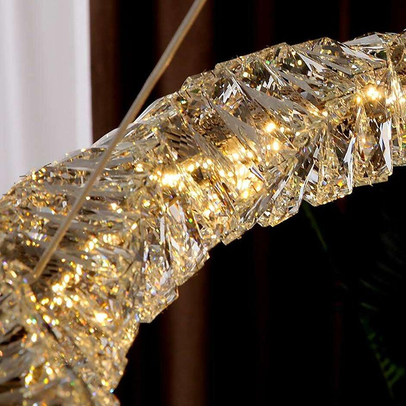 40" Bacci Crystal Chandelier-DWHOME