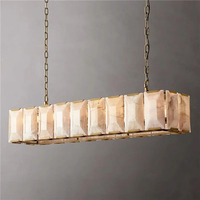 Villano Calcite Crystal Dining Room Chandelier.