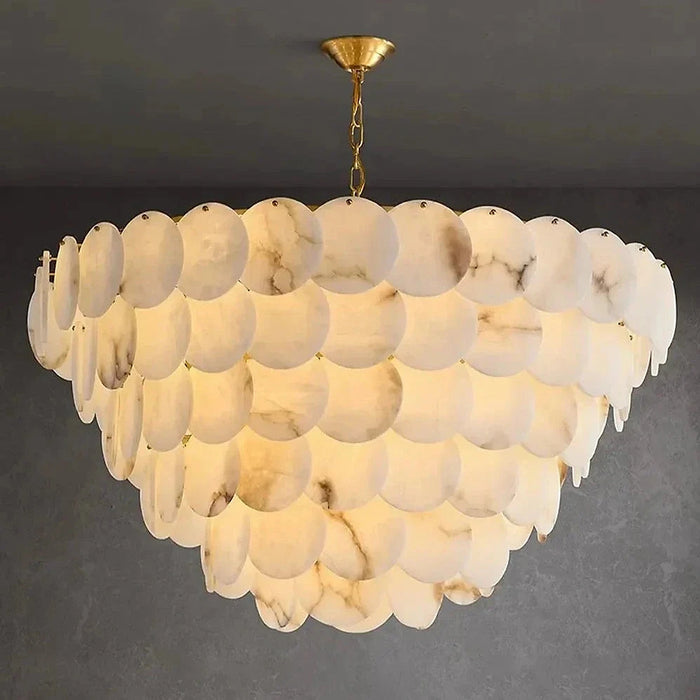 Bordwell Marble Chandelier-DWHOME