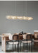 60" Bacci Modern Crystal Dining Room Chandelier.