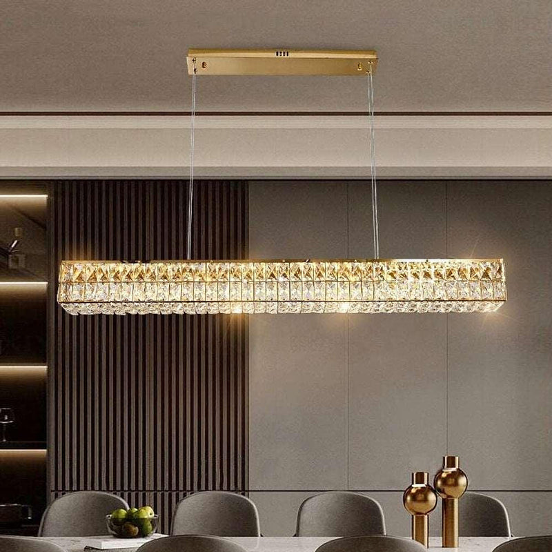 Bacci Crystal Dining Room Chandelier-DWHOME