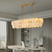 Moonshade Marble Dining Room Chandelier.