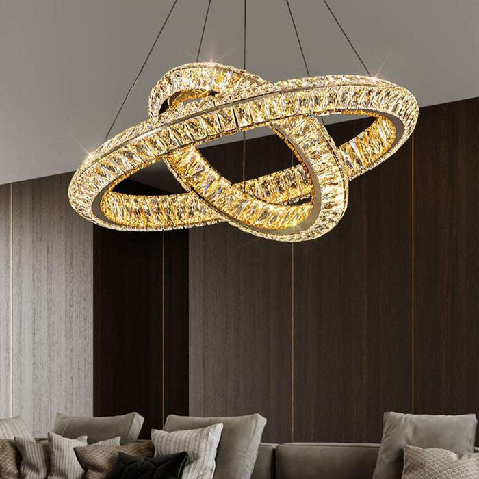 Bacci Crystal Ceiling Light.