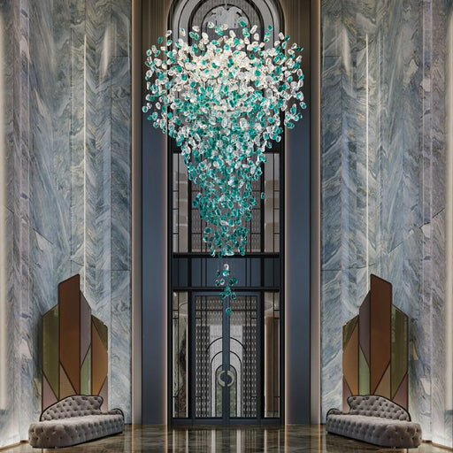 Crystal Pendant Foyer Chandelier-DWHOME