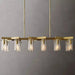 Leroi Brass Dining Room Chandelier.