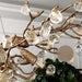 Albero Copper & Natural Crystal Stone Chandelier.