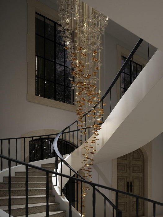 Sand Sea Stair Chandelier.