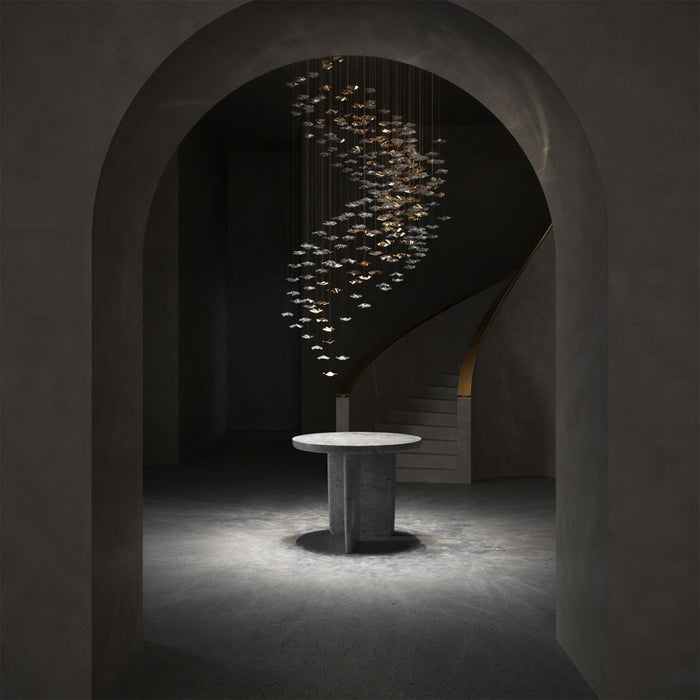 Tidal Art Glass Chandelier-DWHOME