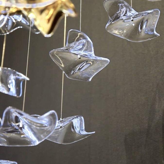 Tidal Art Glass Chandelier-DWHOME
