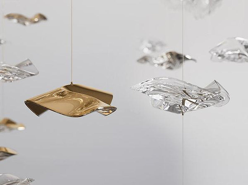 Chandelier en verre artistique Tidal - DWHOME