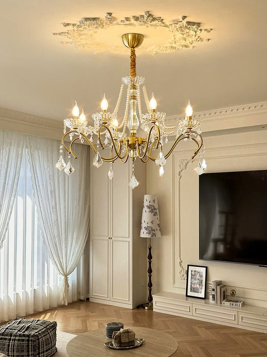 Sapphire Crystal Chandelier-DWHOME