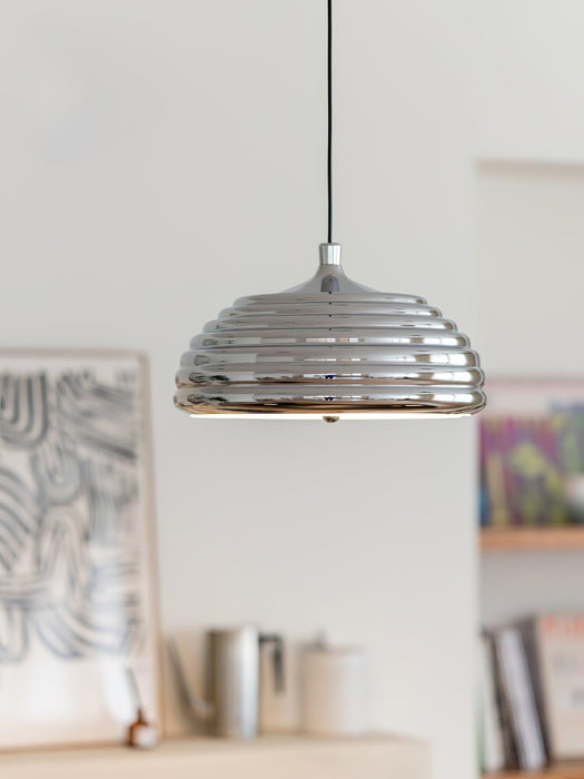 Saturno Chrome Pendant Lamp-DWHOME