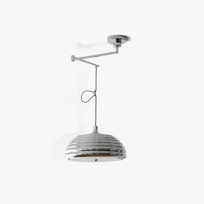 Saturno Chrome Pendant Lamp-DWHOME