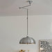 Saturno Chrome Pendant Lamp-DWHOME