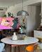 Saturno Chrome Pendant Lamp-DWHOME