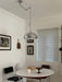 Saturno Chrome Pendant Lamp-DWHOME