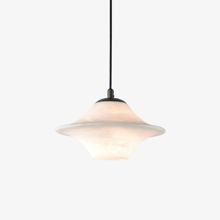 Saucer Alabaster Pendant Light-DWHOME