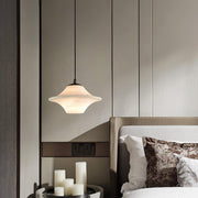 Saucer Alabaster Pendant Light-DWHOME