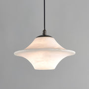 Saucer Alabaster Pendant Light-DWHOME