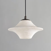 Saucer Alabaster Pendant Light-DWHOME