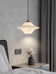 Saucer Alabaster Pendant Light-DWHOME