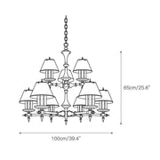 Saunders Traditional Chandelier-DWHOME
