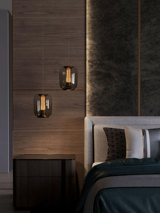 Savannah Glass Pendant Lights-DWHOME